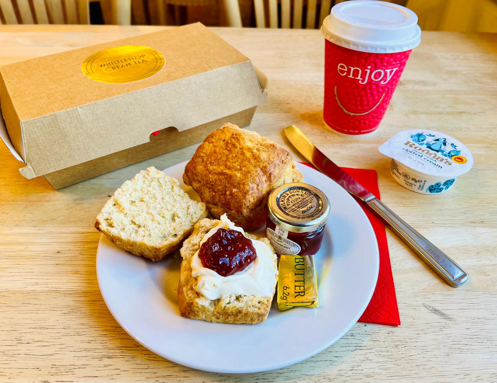 Whistlestop Cream Tea the east somerset railway Cranmore